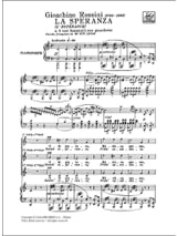 La Speranza - ROSSINI - Partition - Chœur